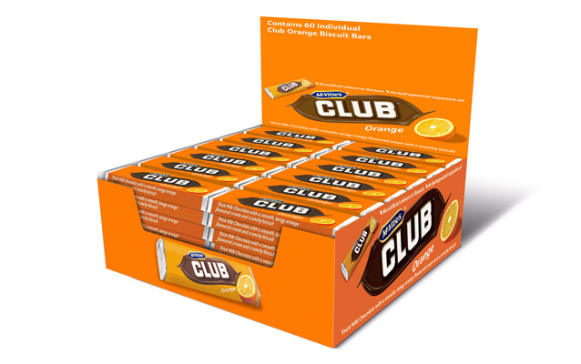 McVitie's Club Orange display 60x23,5g
