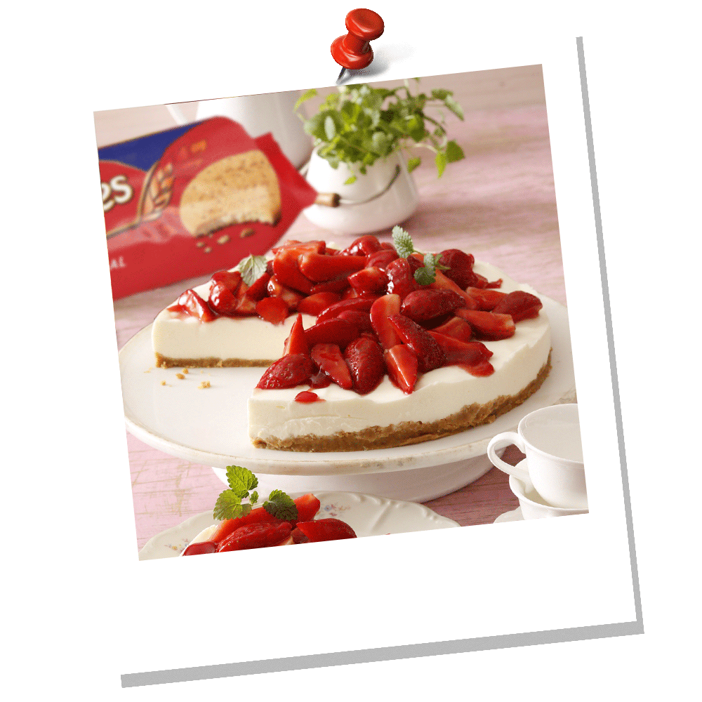 MCVITIE'S YOGURT AND STRAWBERRY PIE MCVITIE'S YOGURT AND STRAWBERRY PIE