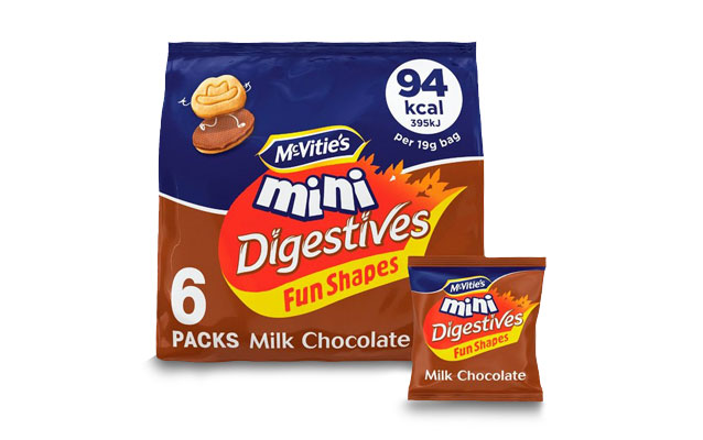 McVitie’s Digestive Milk Chocolate 6x19g