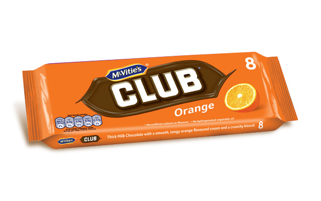 McVITIE’S CLUB ORANGE 8X22,6 G