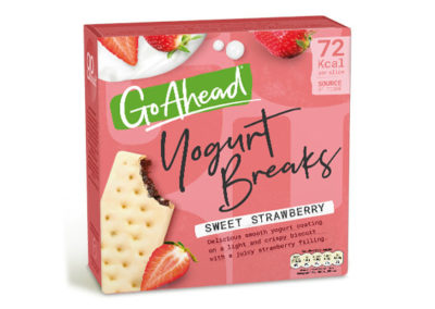 GO AHEAD YOGURT BREAKS STRAWBERRY 5×35,5G