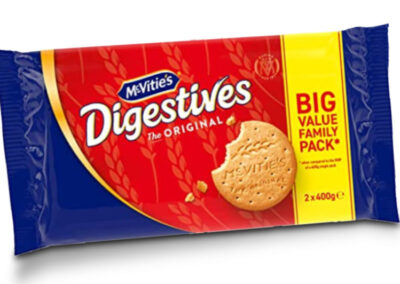 McVITIE’S ORIGINAL DIGESTIVES TWIN 2×400 G